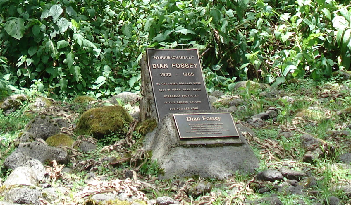 Hiking to the Dian Fossey Tomb in Rwanda